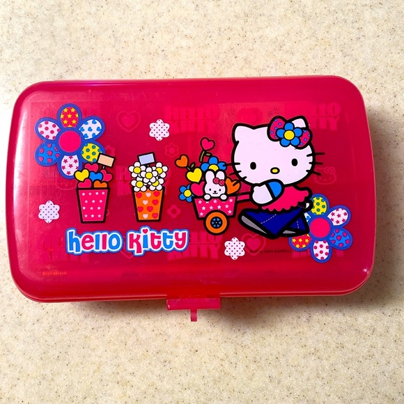 Hello Kitty vintage pencil box y2k Sanrio pink hello kitty storage organizer - Picture 10 of 11